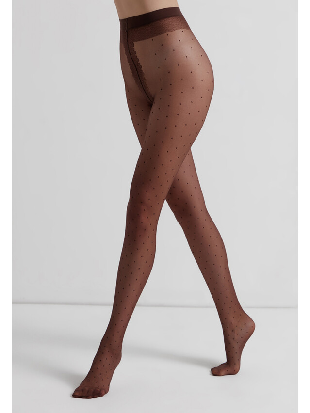 Колготки женские FANTASY DOTS, p. 2, chocolate - 2
