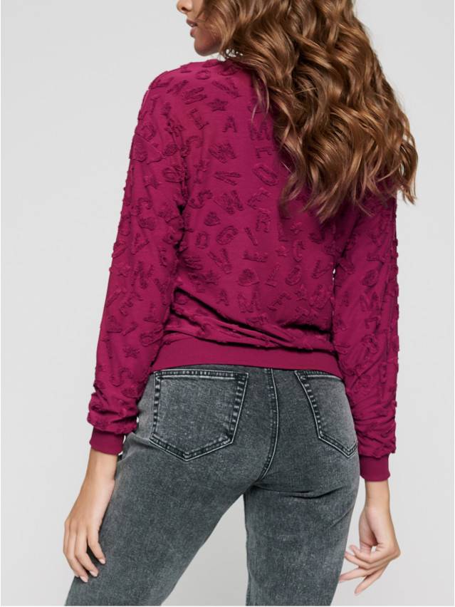 Свитшот LD 1050, р.170-104, red bordo - 3