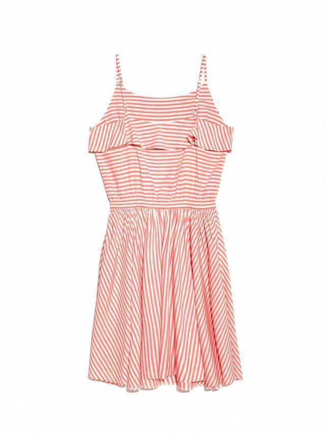 Платье LPL 911, р.170-84-90, white-coral - 2