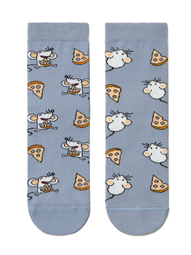 Короткие носки с рисунком M0132S - 1