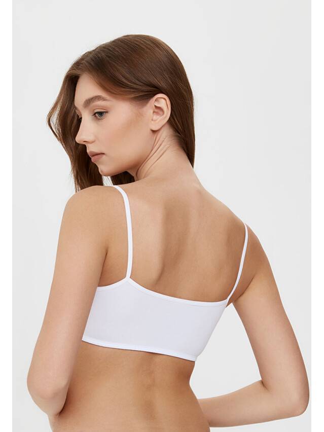 Бюстье женское хлопковое LBE 2017, размер 84 / XS, белый - 3