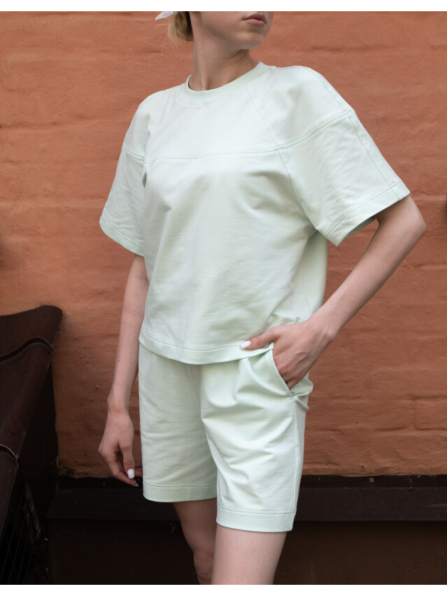 Шорты женские EL 2582, р.XL, pastel green - 1