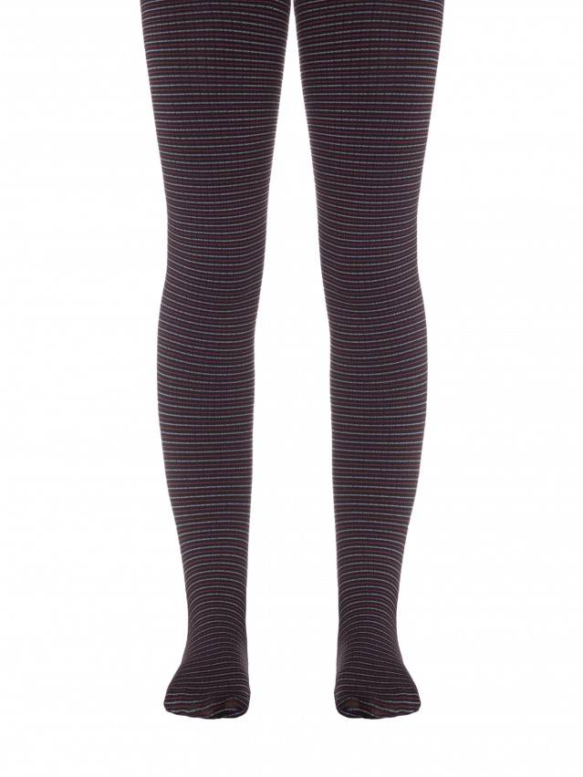 Колготки детские нарядные MARCIA 16С-52СП, p. 104-110, bordo-nero - 1
