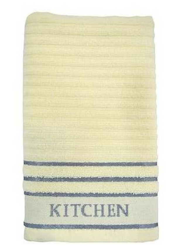 Полотенце кухонное TWL Kitchen home 400 г/м2, 30*50 см, кремовый - 1