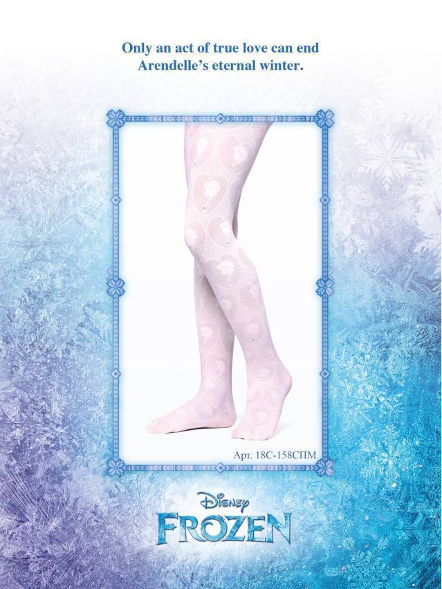 Колготки детские нарядные ©Disney 18С-158СПМ, р.104-110, bianco - 2