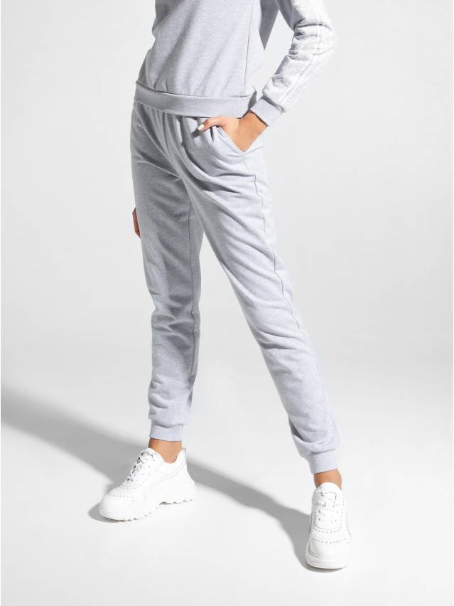 Термоджоггеры SPORT LUX, р.164-102, shiny grey - 1
