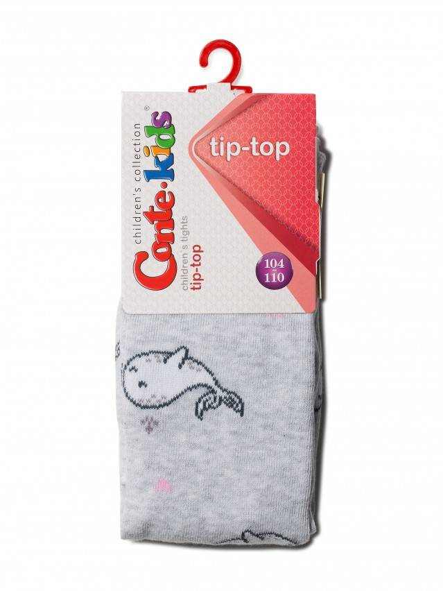 Колготки детские TIP-TOP, р.104-110 (16),499 светло-серый - 2
