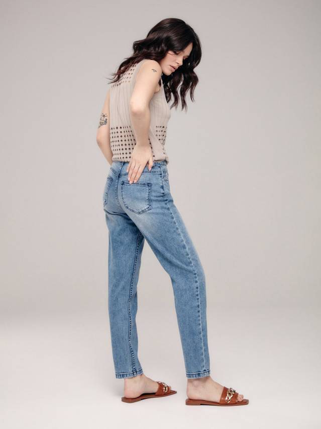 Брюки джинсовые женские CE CON-410, р.170-102, washed blue - 1