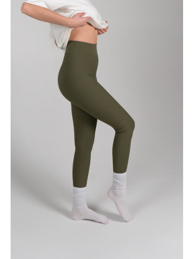Леггинсы женские EL 30024, р.XL, khaki - 4