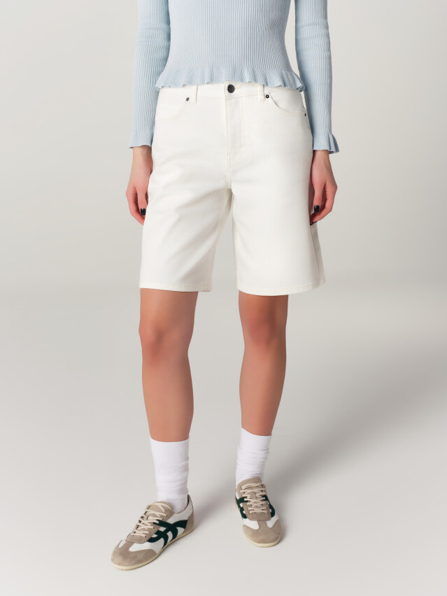 Джинсовые шорты жен.CON-884, р.170-102, off white - 4