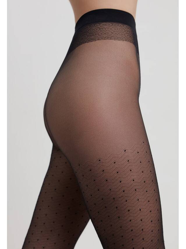 Колготки женские CE FANTASY PAULINE, р.2, nero - 2