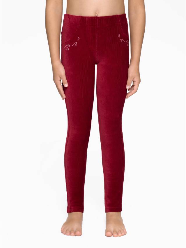 Джеггинсы для девочек AVRORA 15С-100ДТСП, p. 110,116-56, bordo - 2