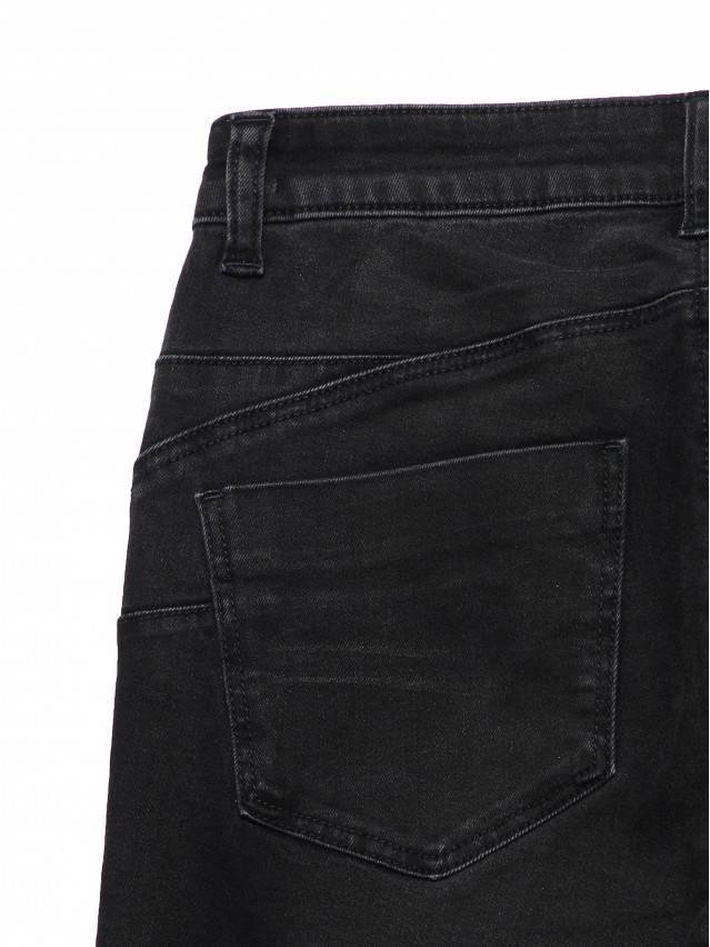 Джинсы skinny с высокой посадкой CON-148, р.170-90, washed black - 5