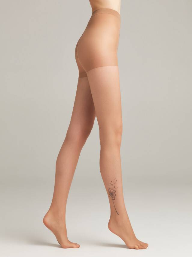Колготки женские CE FANTASY TATTOO 20С-17СП, р.2, 003 natural - 2