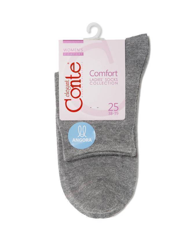 Носки вискозные женские COMFORT (ангора) 14С-114СП, р. 36-37, серый, рис. 000 - 4