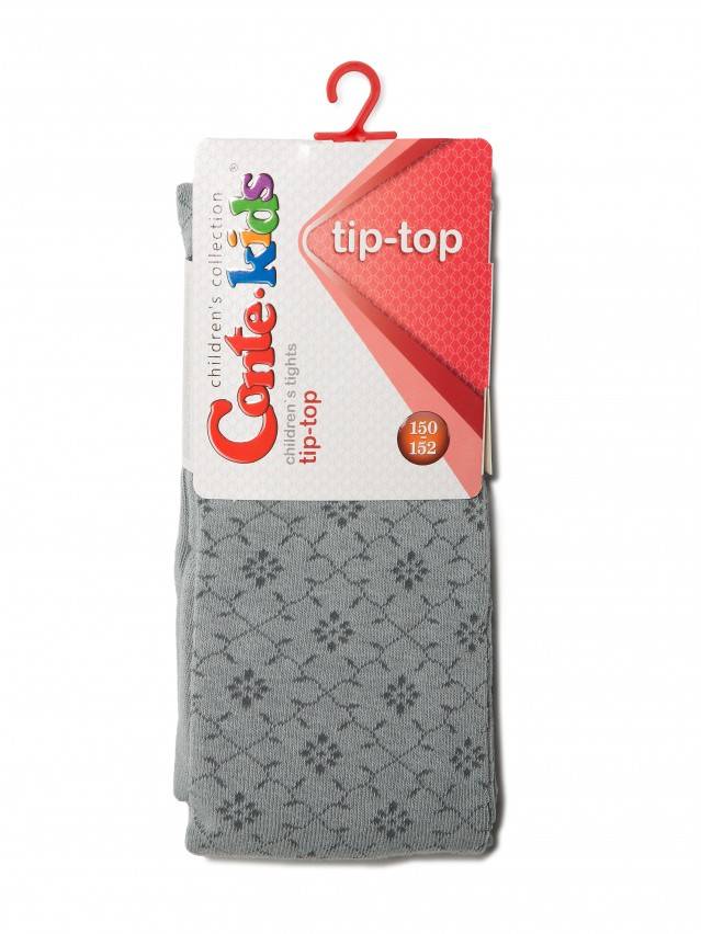 Колготки хлопковые детские TIP-TOP 4С-06СП, p. 140-146, серый, рис. 413 - 1