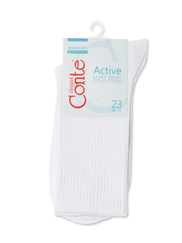 Носки женские хлопковые CE ACTIVE 20С-20СП, р.36-37, 000 белый - 3
