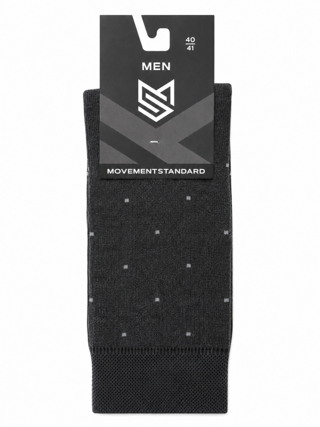 Носки мужские MS M0201S, р.40-41, 15 т.серый меланж - 2