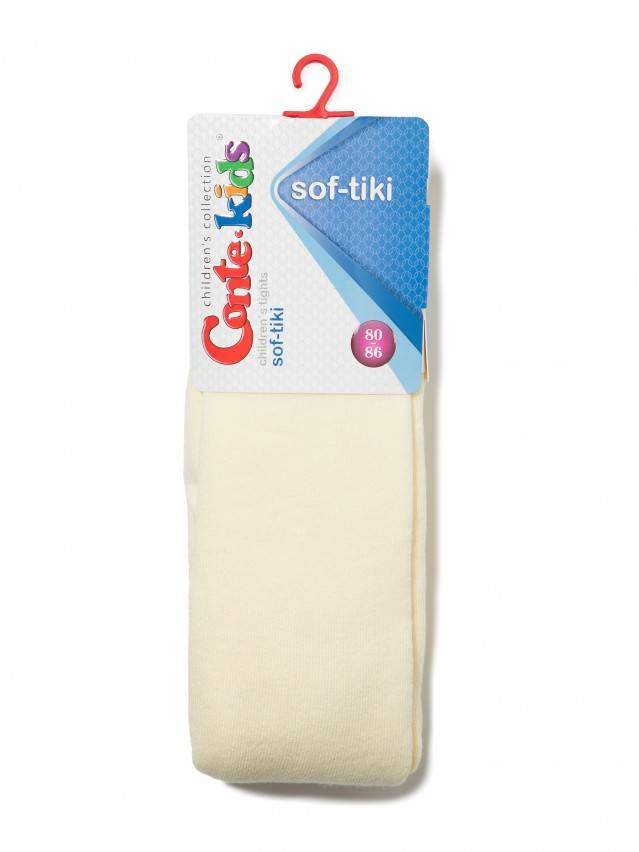 Колготки хлопковые детские SOF-TIKI 7С-38СП, p. 62-74, кремовый, рис. 390 - 2