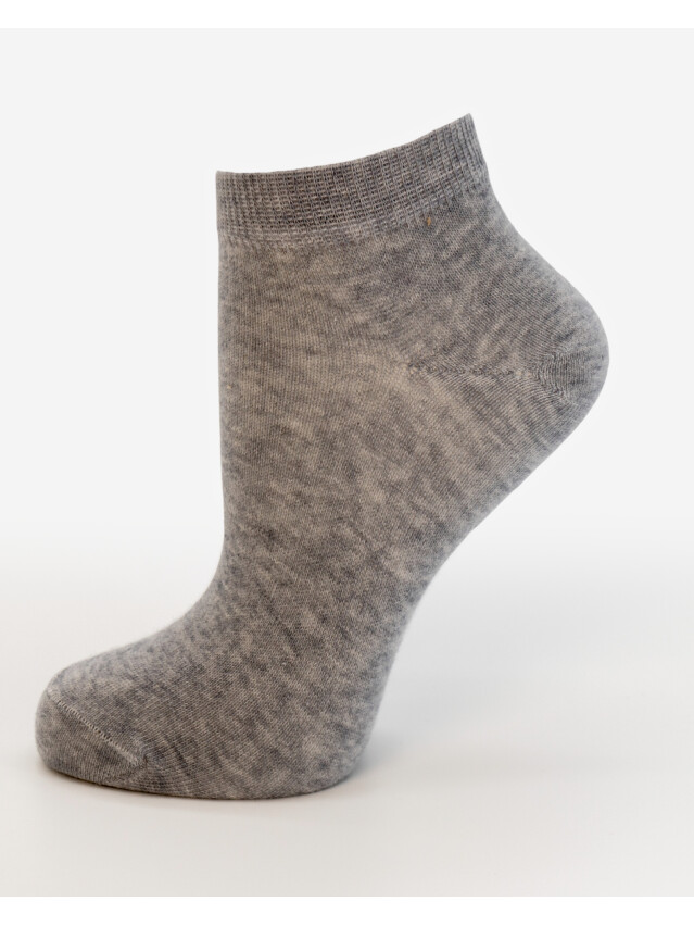 Носки женские хлопковые L&R 121 (короткие),р.36-38, 00 серый-меланж - 1