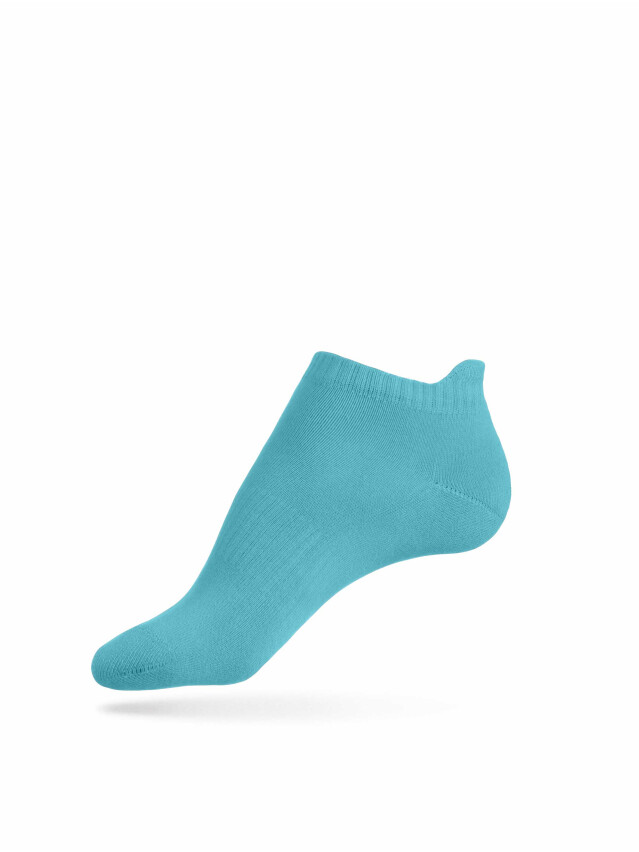 Носки женские хлопковые ESLI ACTIVE (короткие, махр. стопа) 15С-75СПЕ, р.23, 078 бирюза - 1