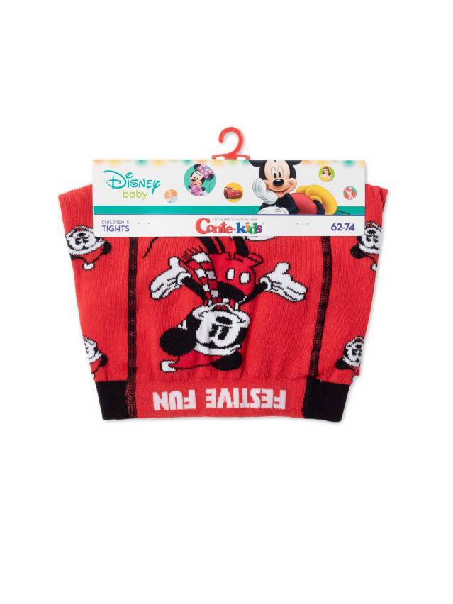 Колготки детские CK NEW YEAR DISNEY 21С-31СПМ, р.104-110 (16),585 красный - 3