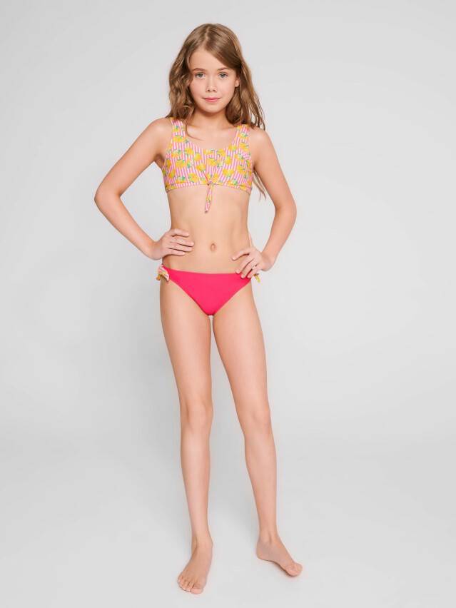 Костюм купальный для девочек CE SUNNY LEMON, р.122,128-60, coral - 2