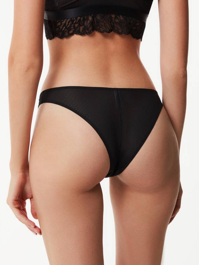 Трусы женские CE DIVONTEESE LBR 1473, р.90, black - 2