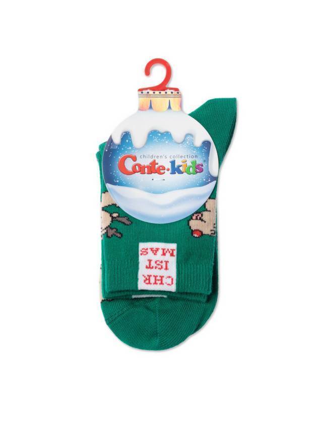 Носки детские CK NEW YEAR 21С-67СП, р.16-18, 649 зеленый - 3