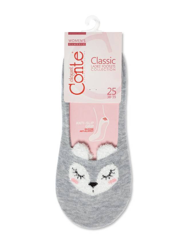 Подследники женские хлопковые CE CLASSIC 20С-81СП, р.38-39, 240 серый - 4
