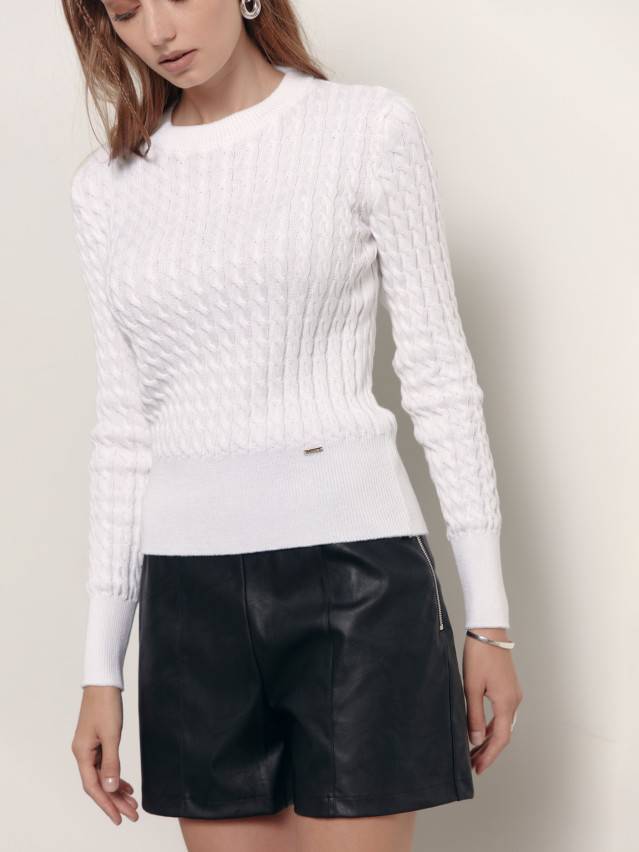 Джемпер женский CE LDK176 21С-12CП, р.170-84, off-white - 2