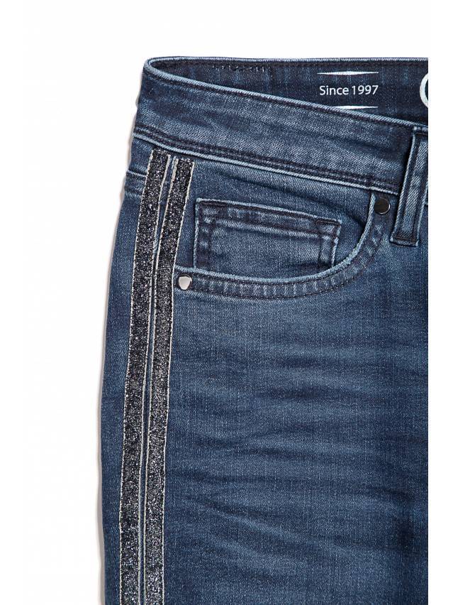 Джинсы Skinny со средней посадкой CON-99, р.170-90, темно-синий - 5