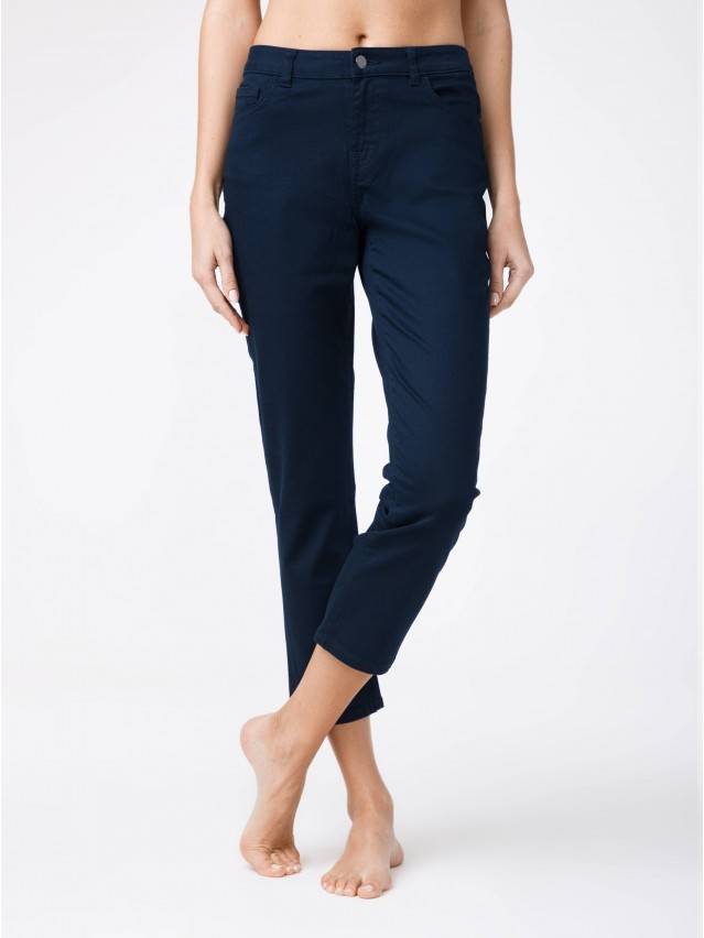 Джинсы Straight Fit со средней посадкой CON-139B, р.170-106, dark navy. Рекомендуем к покупке меньший размер (обхват бедер). - 1