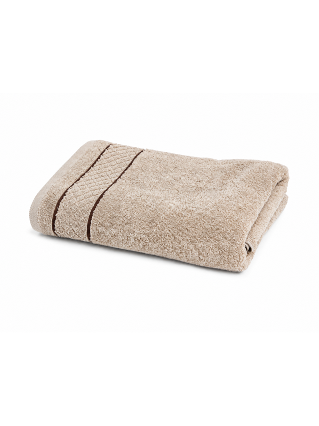 Полотенце махровое TWL Soft 450 г/м2, 70*140 см, бежевый - 2