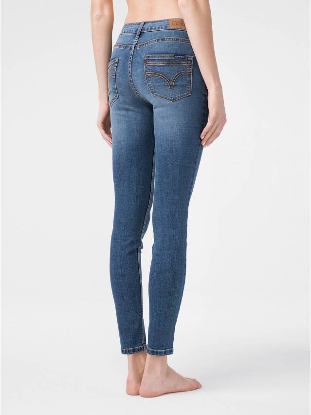 Джинсы skinny со средней посадкой CON-182, р.170-90, authentic blue - 2