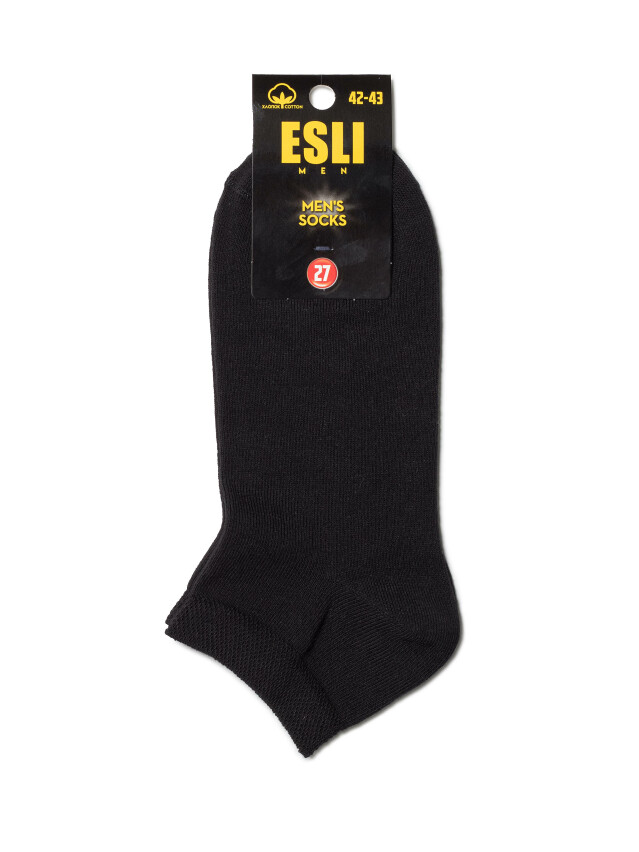 Носки мужские ESLI (короткие) 19С-146СПЕ, р.25, 000 черный - 2