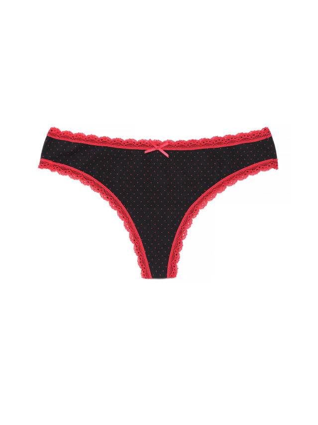 Трусы женские LAZY DAYS LST 1004 (на вешалке),р.90, black-red - 3