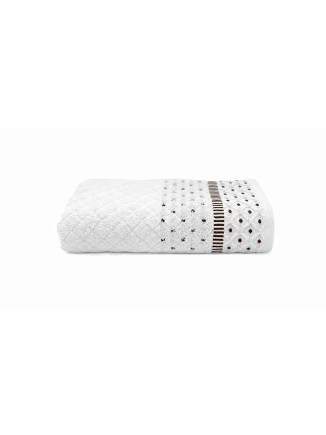 Полотенце махровое TWL Prime 500 г/м2, 70*140 см, белый - 1