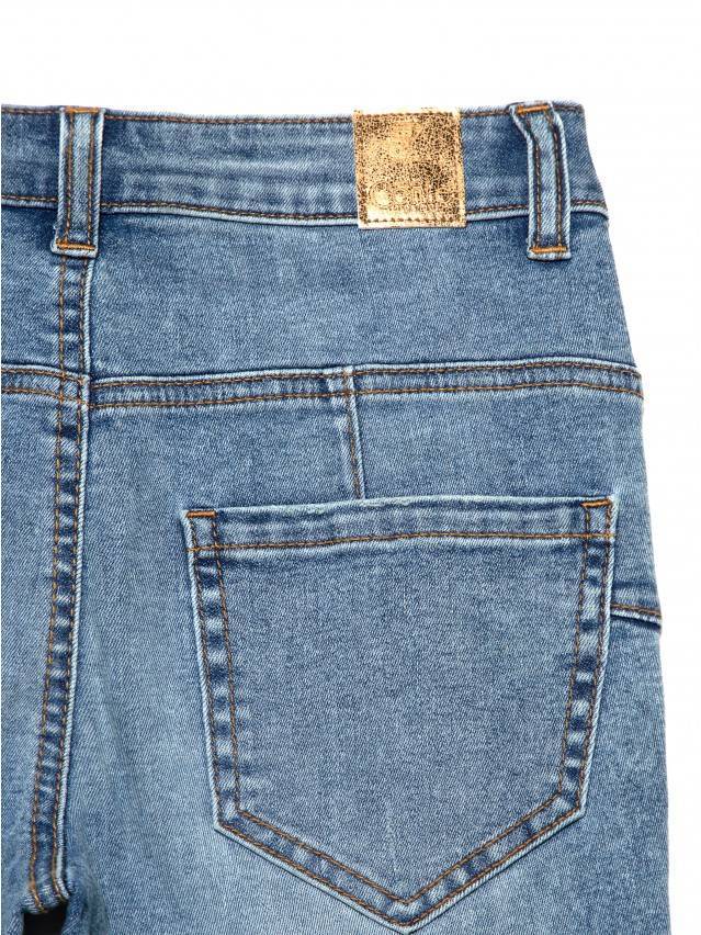 Джинсы skinny с высокой посадкой CON-240, р.170-90, acid washed mid blue - 7