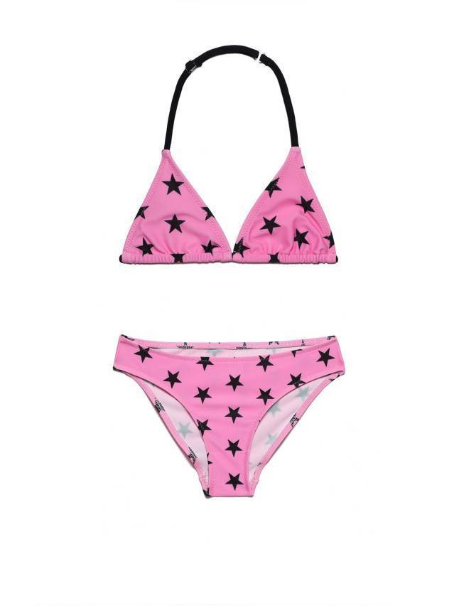 Купальник для девочек MAXI STAR, р.134,140-68, pink - 2