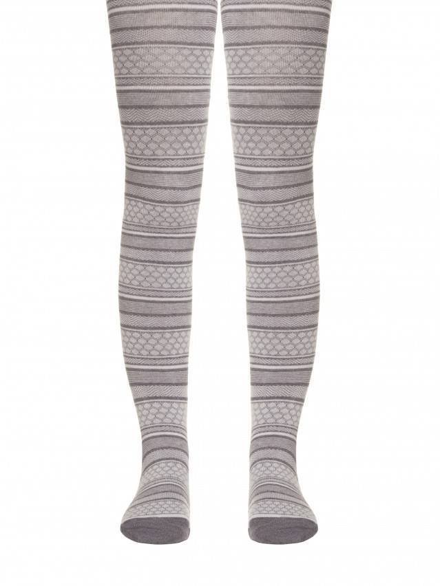 Колготки хлопковые детские TIP-TOP 4С-06СП, p. 140-146, светло-серый, рис. 415 - 1