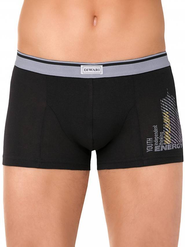 Трусы мужские TATTOO SHORTS 408 (в коробке) 14С-553ТСП, p. 78,82/S, nero - 1