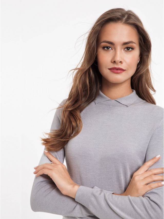 Джемпер LDK 024 17С-84СП, р.158,164-84, серый - 1