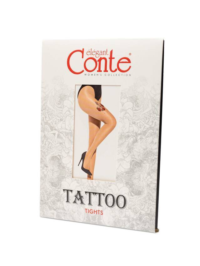 Колготки женские CE FANTASY TATTOO 20С-17СП, р.2, 001 natural - 4