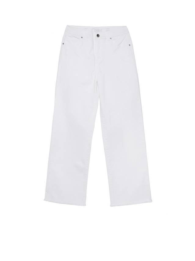 Джинсовые брюки с высокой посадкой CON-243, р.170-102, white - 5