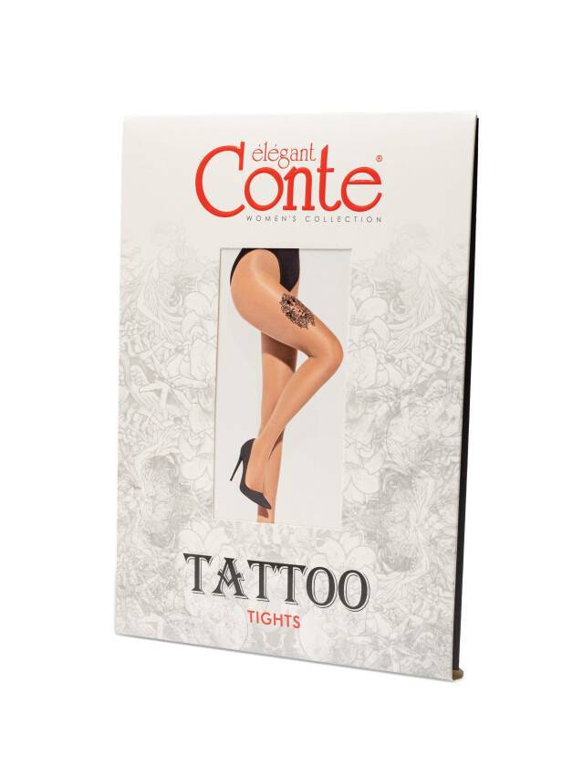 Колготки женские CE FANTASY TATTOO 20С-17СП, р.2, 002 natural - 3