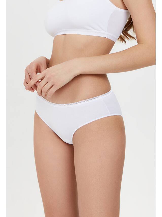 Трусы женские хлопковые LB 2001, 90 / XS, белый - 2