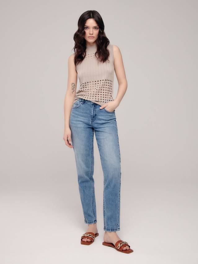Брюки джинсовые женские CE CON-410, р.170-102, washed blue - 2