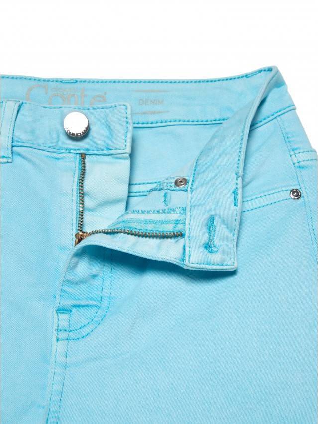 Джинсы skinny с высокой посадкой CON-219, р.170-90, washed aqua blue - 5
