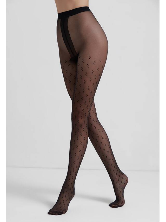 Колготки женские CE FANTASY STREET, р.2, nero - 4